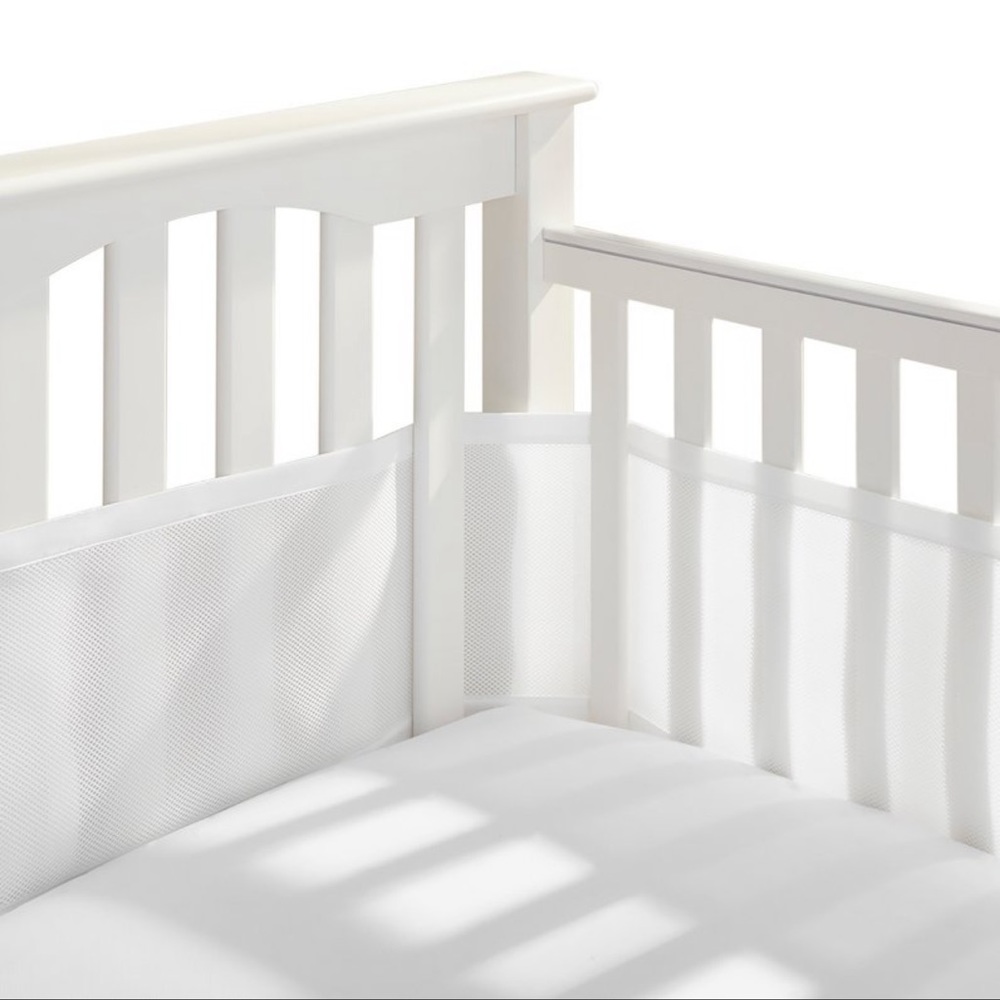 BreathableBaby® Breathable Mesh Crib Liner in White